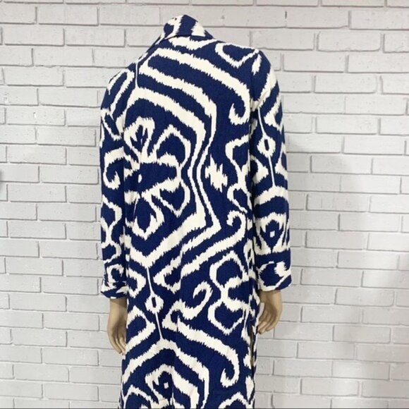 Anthropologie Women’s Blue Motif Robbie Duster‎ Jacket - Picture 10 of 15